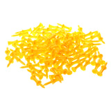 Maxbell Maxbell 100 Pcs/Pack Professional 42mm 1.65" Plastic Castle Golf Tees Yellow