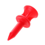 Maxbell Maxbell 100 Pcs/Pack Professional 32mm 1.26" Plastic Castle Golf Tees Red