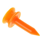 Maxbell Maxbell 100 Pcs/Pack Professional 25mm 0.98" Plastic Castle Golf Tees Orange