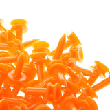 Maxbell Maxbell 100 Pcs/Pack Professional 25mm 0.98" Plastic Castle Golf Tees Orange