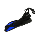 Maxbell Kid Adult Full Foot Short Fins Scuba Diving Swim Training Flippers Blue S - Aladdin Shoppers