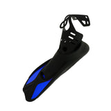 Maxbell Kid Adult Full Foot Short Fins Scuba Diving Swim Training Flippers Blue M - Aladdin Shoppers