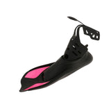 Maxbell Kid Adult Full Foot Short Fins Scuba Diving Swim Training Flippers Rosy XXS - Aladdin Shoppers