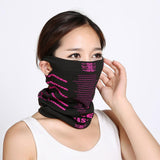 Maxbell Half Face Mask Winter Neck Warmer for Ski Motorcycle Cycling Black + Pink - Aladdin Shoppers