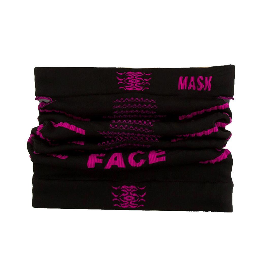 Maxbell Maxbell Half Face Mask Winter Neck Warmer for Ski Motorcycle Cycling Black + Pink