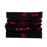 Maxbell Half Face Mask Winter Neck Warmer for Ski Motorcycle Cycling Black + Pink