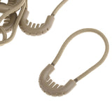 Maxbell 10x Zipper Pulls Cord Rope Ends Lock Zip Slider For Clothing/Bags Tan - Aladdin Shoppers