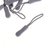 Maxbell 10 Non-slip Zipper Pull Cord Zip Puller Zip Fastener Replacement Grey - Aladdin Shoppers