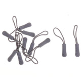 Maxbell 10 Non-slip Zipper Pull Cord Zip Puller Zip Fastener Replacement Grey - Aladdin Shoppers