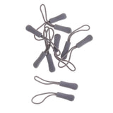 Maxbell 10 Non-slip Zipper Pull Cord Zip Puller Zip Fastener Replacement Grey - Aladdin Shoppers
