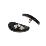 Maxbell 1 Pair Screw-On Jade Nose Pads Eyeglass Sunglass Glasses Accessories Black - Aladdin Shoppers