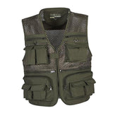 Maxbell Multi Pocket Photography Fishing Mesh Vest Outdoor Waistcoat Travel Jacket