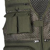 Maxbell Multi Pocket Photography Fishing Mesh Vest Outdoor Waistcoat Travel Jacket