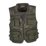 Maxbell Multi Pocket Photography Fishing Mesh Vest Outdoor Hunting Travel Jacket XXL - Aladdin Shoppers