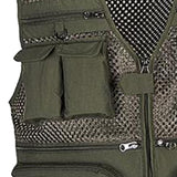 Maxbell Multi Pocket Photography Fishing Mesh Vest Outdoor Hunting Travel Jacket XXL - Aladdin Shoppers