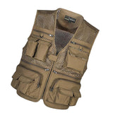 Maxbell Multi Pocket Photography Fishing Mesh Vest Outdoor Travel Quick-Dry Jacket L - Aladdin Shoppers
