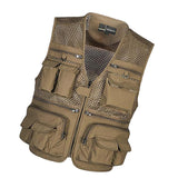 Maxbell Multi Pocket Photography Fishing Mesh Vest Outdoor Travel Quick-Dry Jacket L - Aladdin Shoppers