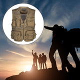 Maxbell Multi Pocket Photography Fishing Mesh Vest Outdoor Travel Quick-Dry Jacket L - Aladdin Shoppers