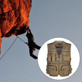 Maxbell Multi Pocket Photography Fishing Mesh Vest Outdoor Travel Quick-Dry Jacket L - Aladdin Shoppers