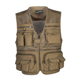 Maxbell Multi Pocket Photography Fishing Mesh Vest Outdoor Waistcoat Travel Jacket