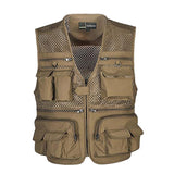Maxbell Multi Pocket Photography Fishing Mesh Vest Outdoor Quick-Dry Jacket XL - Aladdin Shoppers