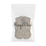 Maxbell Multi Pocket Photography Fishing Mesh Vest Outdoor Quick-Dry Jacket XL - Aladdin Shoppers