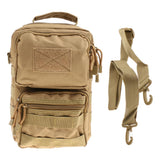 Maxbell Maxbell Outdoor Tactical Molle Hiking Sport Shoulder Sling Pouch Bag Phone Pack Tan