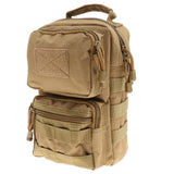 Maxbell Maxbell Outdoor Tactical Molle Hiking Sport Shoulder Sling Pouch Bag Phone Pack Tan
