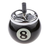 Maxbell Collectible Gift Aluminum Pool Billiard Ball Ashtray no base Black 8 - Aladdin Shoppers