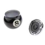 Maxbell Collectible Gift Aluminum Pool Billiard Ball Ashtray no base Black 8 - Aladdin Shoppers