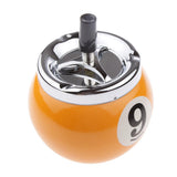 Maxbell Collectible Gift Aluminum Pool Billiard Ball Ashtray no base Yellow 9 - Aladdin Shoppers