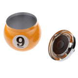 Maxbell Collectible Gift Aluminum Pool Billiard Ball Ashtray no base Yellow 9 - Aladdin Shoppers