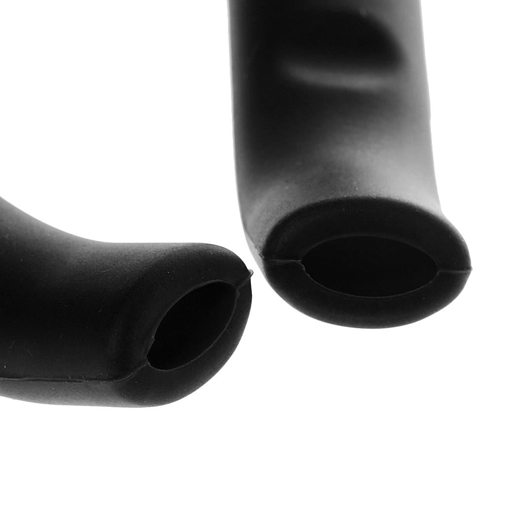 Maxbell Maxbell Universal Soft Silicone Nonskid Coloured Brake Lever Grips Protectors Covers Black