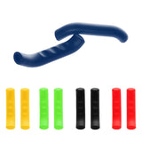 Maxbell Maxbell Universal Soft Silicone Nonskid Coloured Brake Lever Grips Protectors Covers Black