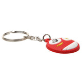 Maxbell Rubber Cute Expression Billiard Ball Design Key Chain Keyring - Red 3 - Aladdin Shoppers