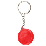 Maxbell Rubber Cute Expression Billiard Ball Design Key Chain Keyring - Red 3 - Aladdin Shoppers