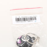 Maxbell Maxbell Rubber Cute Expression Billiard Ball Design Key Chain Keyring - Black 8