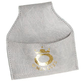 Maxbell Billiard Snooker Pool Cue PU Leather Chalk Holder Pouch Bag w/Clip Gray - Aladdin Shoppers