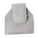 Maxbell Billiard Snooker Pool Cue PU Leather Chalk Holder Pouch Bag w/Clip Gray - Aladdin Shoppers