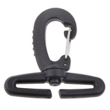 Maxbell Black Nylon Swivel Snap Hook Clip Backpack Bag Webbing Buckle 50mm - Aladdin Shoppers