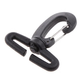 Maxbell Black Nylon Swivel Snap Hook Clip Backpack Bag Webbing Buckle 40mm - Aladdin Shoppers