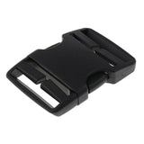 Maxbell Black Nylon Plastic Side Release Buckle Backpack Webbing Buckle 50mm - Aladdin Shoppers