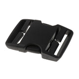 Maxbell Black Nylon Plastic Side Release Buckle Backpack Webbing Buckle 50mm - Aladdin Shoppers