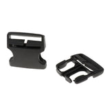 Maxbell Black Nylon Plastic Side Release Buckle Backpack Webbing Buckle 50mm - Aladdin Shoppers