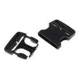 Maxbell Black Nylon Plastic Side Release Buckle Backpack Webbing Buckle 50mm - Aladdin Shoppers