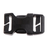 Maxbell Maxbell Black Nylon Plastic Side Release Buckle Backpack Webbing Buckle  20mm