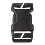 Maxbell Black Nylon Plastic Side Release Buckle Backpack Webbing Buckle 20mm - Aladdin Shoppers