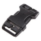Maxbell Black Nylon Plastic Side Release Buckle Backpack Webbing Buckle 20mm - Aladdin Shoppers