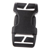 Maxbell Black Nylon Plastic Side Release Buckle Backpack Webbing Buckle 20mm - Aladdin Shoppers