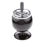 Maxbell Collectible Gift Aluminum Pool Billiard Ball Ashtray with base Black 8 - Aladdin Shoppers